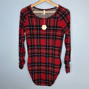 NWT Pink Blush maternity shirt, size S